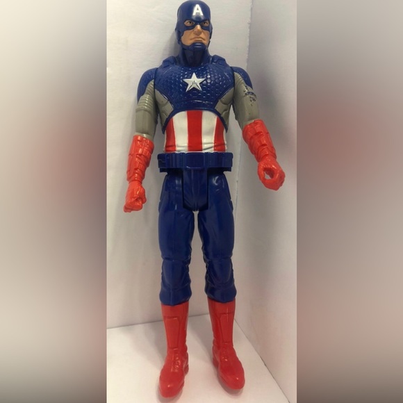 Lot of 3 - 2 Captain America 12" & 1 Marvel Avengers Infinity War Iron Man 12" - Picture 3 of 10